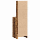 vidaXL Magasfiú fiókkal Öreg fa 40 x 40,5 x 135 cm Faanyag
