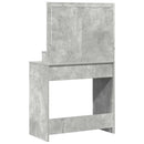vidaXL Öltözködőasztal fiókkal Beton Szürke 79 x 41 x 135 cm Faanyag