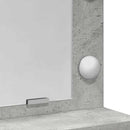 vidaXL Öltözködőasztal fiókkal Beton Szürke 50 x 41 x 135 cm Faanyag