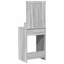 vidaXL Öltözködőasztal fiókkal Szürke Sonoma 50 x 41 x 135 cm Faanyag