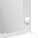 vidaXL Öltözködőasztal tükör lámpákkal Fehér 100 x 41 x 135 cm Faanyag