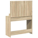 vidaXL Öltözködőasztal tükörrel Sonoma tölgy 100 x 41 x 135 cm Faanyag