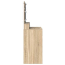 vidaXL Öltözködőasztal tükörrel Sonoma tölgy 100 x 41 x 135 cm Faanyag