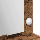 vidaXL Öltözködőasztal polcokkal Öreg fa 100 x 41 x 135 cm Faanyag