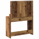 vidaXL Öltözködőasztal polcokkal Öreg fa 100 x 41 x 135 cm Faanyag