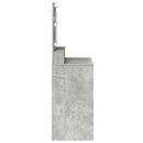 vidaXL Öltözködőasztal Beton Szürke 78,5 x 41 x 135 cm Faanyag