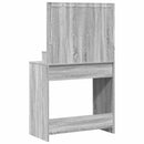 vidaXL Öltözködőasztal Szürke Sonoma 78,5 x 41 x 135 cm Faanyag