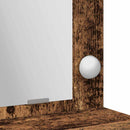 vidaXL Öltözködőasztal polcokkal Öreg fa 75,5 x 41 x 135 cm Faanyag