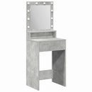 vidaXL Öltözködőasztal polcokkal Beton Szürke 50 x 41 x 135 cm Faanyag