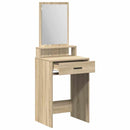 vidaXL Öltözködőasztal fiókkal Sonoma tölgy 50 x 41 x 140 cm Faanyag