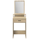 vidaXL Öltözködőasztal fiókkal Sonoma tölgy 50 x 41 x 140 cm Faanyag