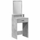 vidaXL Öltözködőasztal fiókkal Beton Szürke 50 x 41 x 140 cm Faanyag