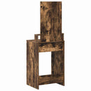 vidaXL Öltözködőasztal fiókkal Füstölt tölgy 50 x 41 x 140 cm Faanyag