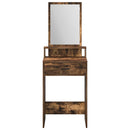 vidaXL Öltözködőasztal fiókkal Füstölt tölgy 50 x 41 x 140 cm Faanyag