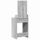vidaXL Öltözködőasztal fiókkal Szürke Sonoma 50 x 41 x 140 cm Faanyag