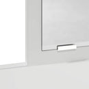 vidaXL Öltözködőasztal fiókkal tükörrel Fehér 79 x 41 x 140 cm Faanyag