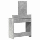 vidaXL Öltözködőasztal fiókkal Beton Szürke 79 x 41 x 140 cm Faanyag