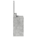 vidaXL Öltözködőasztal fiókkal Beton Szürke 79 x 41 x 140 cm Faanyag