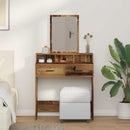 vidaXL Öltözködőasztal fiókkal Öreg fa 79 x 41 x 140 cm Faanyag