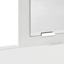 vidaXL Öltözködőasztal fiókkal Fehér 100 x 41 x 140 cm Faanyag