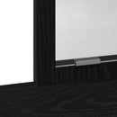 vidaXL Öltözködőasztal fiókkal Fekete tölgy 100 x 41 x 140 cm Faanyag