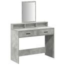 vidaXL Öltözködőasztal fiókkal Beton Szürke 100 x 41 x 140 cm Faanyag