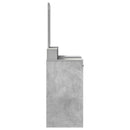 vidaXL Öltözködőasztal fiókkal Beton Szürke 100 x 41 x 140 cm Faanyag