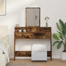vidaXL Öltözködőasztal fiókkal Füstölt tölgy 100 x 41 x 140 cm Faanyag