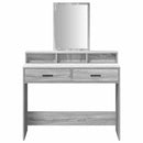 vidaXL Öltözködőasztal fiókkal Szürke Sonoma 100 x 41 x 140 cm Faanyag