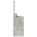 vidaXL Öltözködőasztal fiókkal Szürke 100 x 41 x 140 cm Faanyag