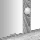 vidaXL Öltözködőasztal fiókkal Szürke 100 x 41 x 140 cm Faanyag