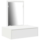 vidaXL Öltözködőasztal fiókkal tárolóval Fehér 60 x 40 x 70 cm Faanyag