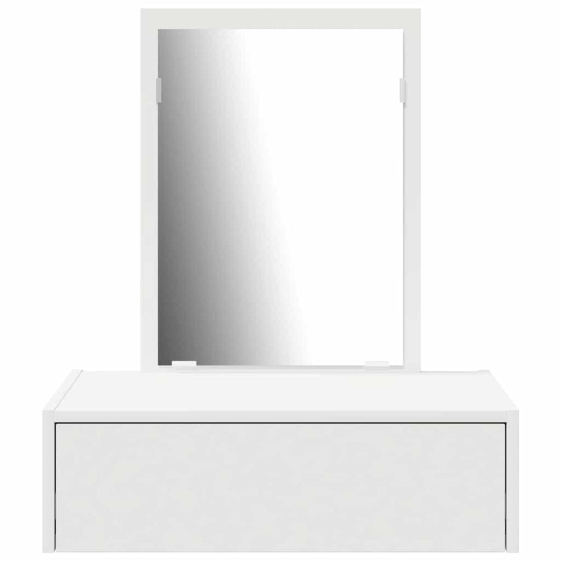 vidaXL Öltözködőasztal fiókkal tárolóval Fehér 60 x 40 x 70 cm Faanyag