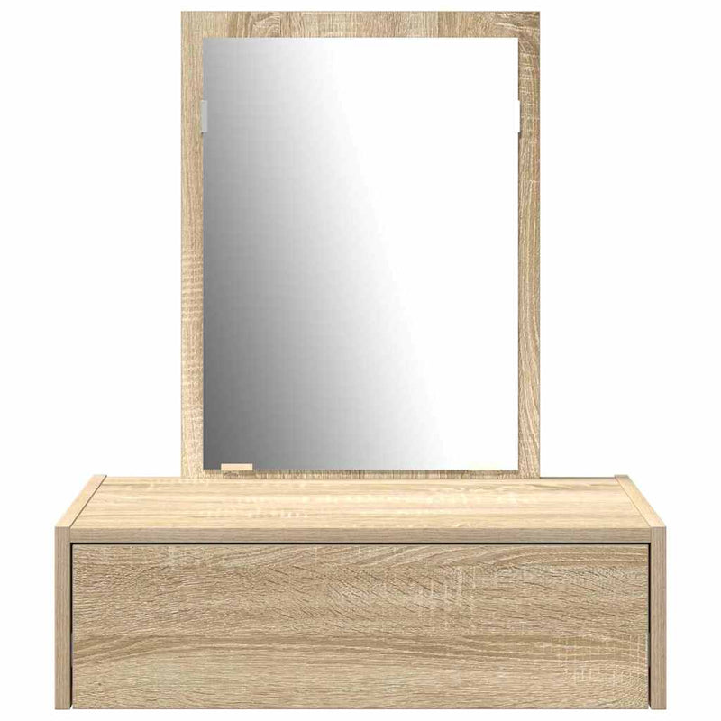 vidaXL Öltözködőasztal fiókkal tárolóval Barna 60 x 40 x 70 cm Faanyag