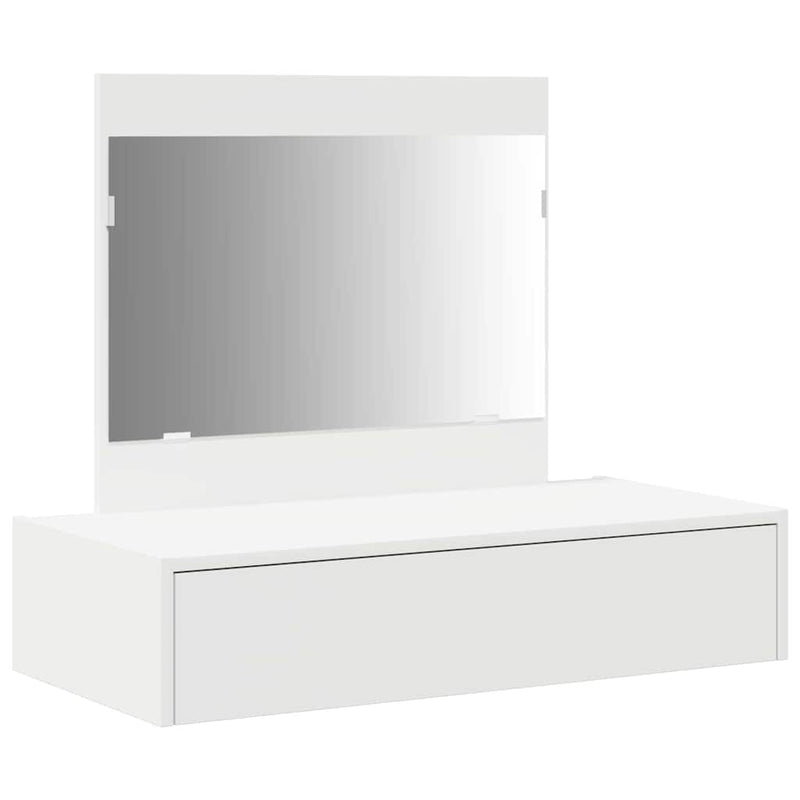 vidaXL Öltözködőasztal fiókkal tárolóval Fehér 83 x 40 x 70 cm Faanyag