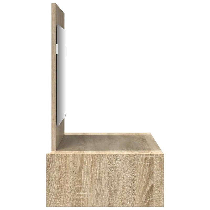 vidaXL Öltözködőasztal fiókkal tárolóval Barna 83 x 40 x 70 cm Faanyag