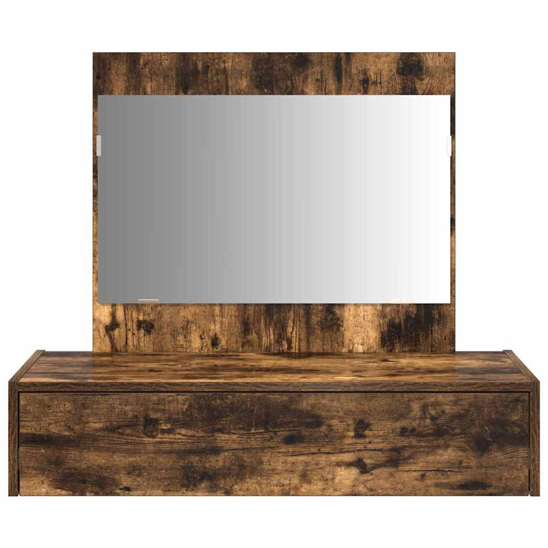 vidaXL Öltözködőasztal fiókkal tárolóval Barna 83 x 40 x 70 cm Faanyag