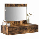 vidaXL Öltözködőasztal fiókkal tárolóval Barna 83 x 40 x 70 cm Faanyag