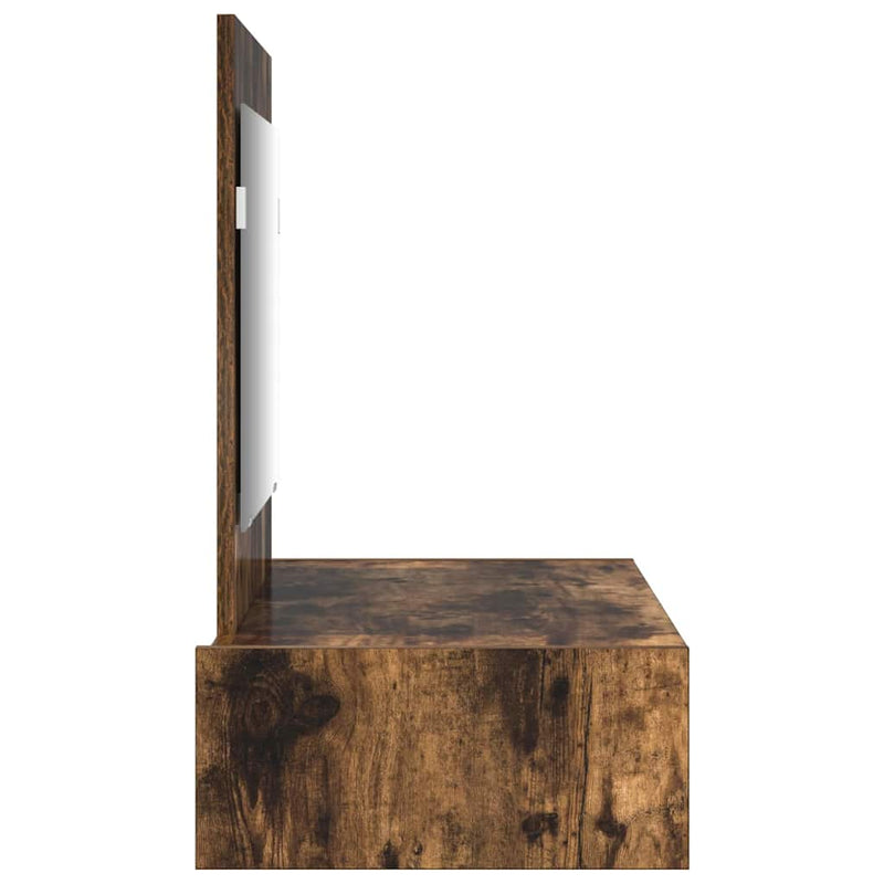 vidaXL Öltözködőasztal fiókkal tárolóval Barna 83 x 40 x 70 cm Faanyag