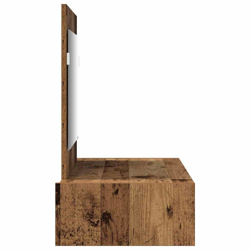 vidaXL Öltözködőasztal fiókkal tárolóval Barna 83 x 40 x 70 cm Faanyag
