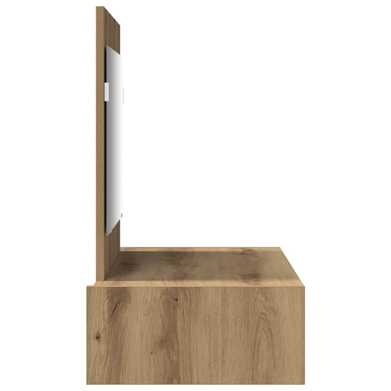 vidaXL Öltözködőasztal fiókkal tárolóval Barna 83 x 40 x 70 cm Faanyag