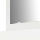 vidaXL Öltözködőasztal fiókkal tükörrel Fehér 100 x 40 x 70 cm Faanyag