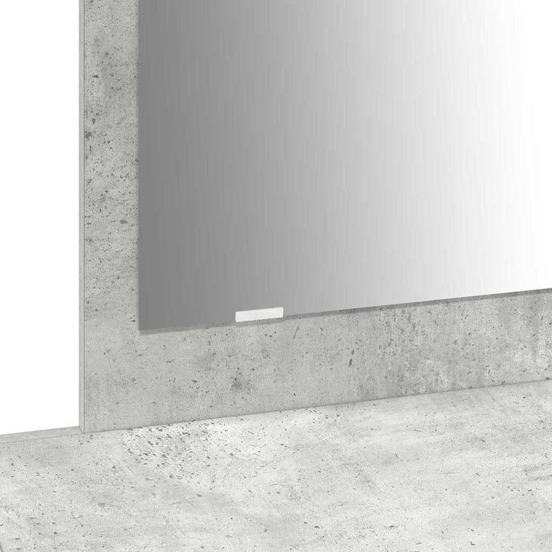 vidaXL Öltözködőasztal fiókkal Szürke 100 x 40 x 70 cm Faanyag