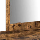 vidaXL Öltözködőasztal fiókkal tükörrel Barna 100 x 40 x 70 cm Faanyag