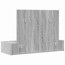 vidaXL Öltözködőasztal fiókkal Szürke 100 x 40 x 70 cm Faanyag