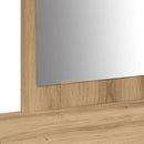 vidaXL Öltözködőasztal fiókkal tükörrel Barna 100 x 40 x 70 cm Faanyag