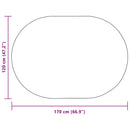 vidaXL Szőnyeg ZIZUR Barna 170 x 120 cm Polipropilén