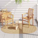 vidaXL Szőnyeg ZIZUR Barna PP