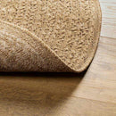 vidaXL Szőnyeg ZIZUR Barna PP