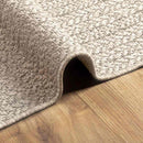 vidaXL Szőnyeg ZIZUR Krémszínű 150 x 80 cm Polipropilén